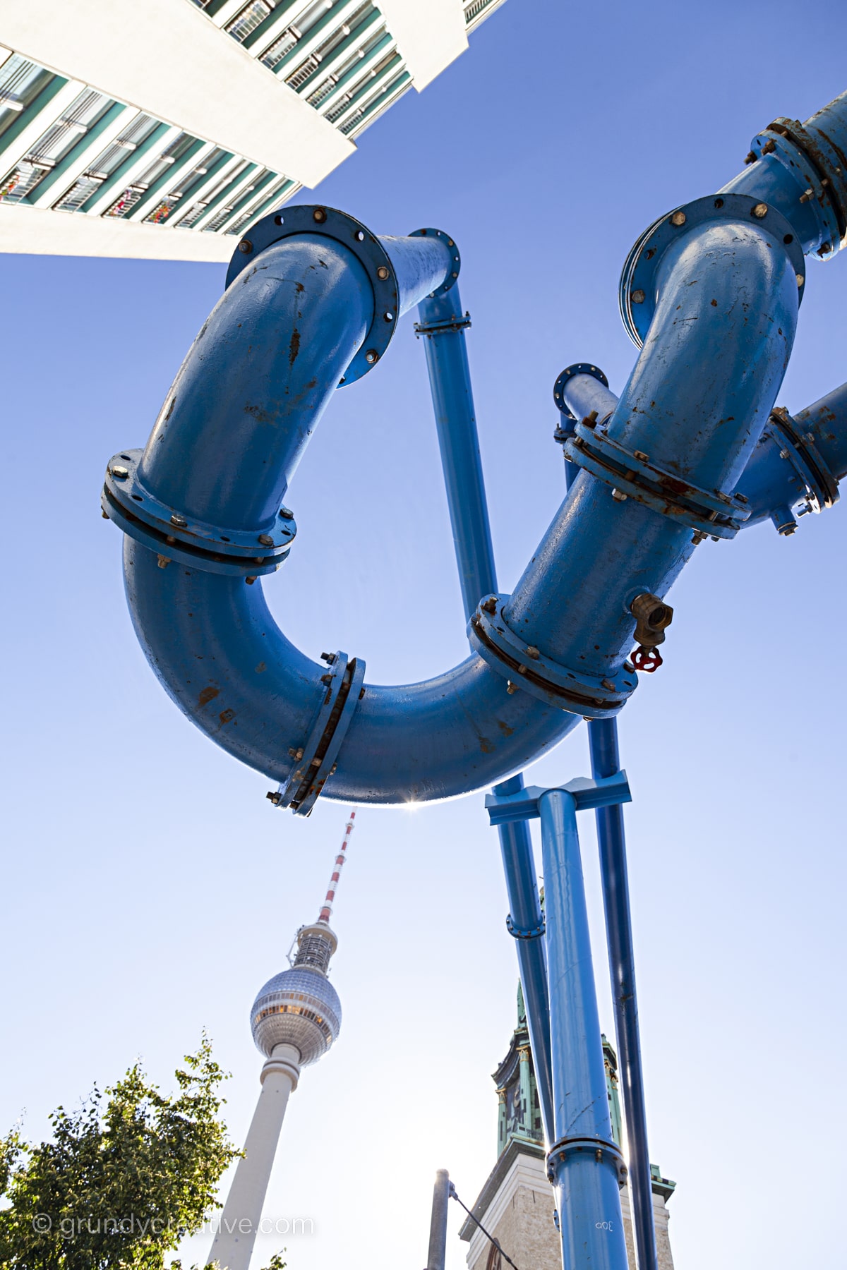 TV Tower Berlin Water Pipes 2