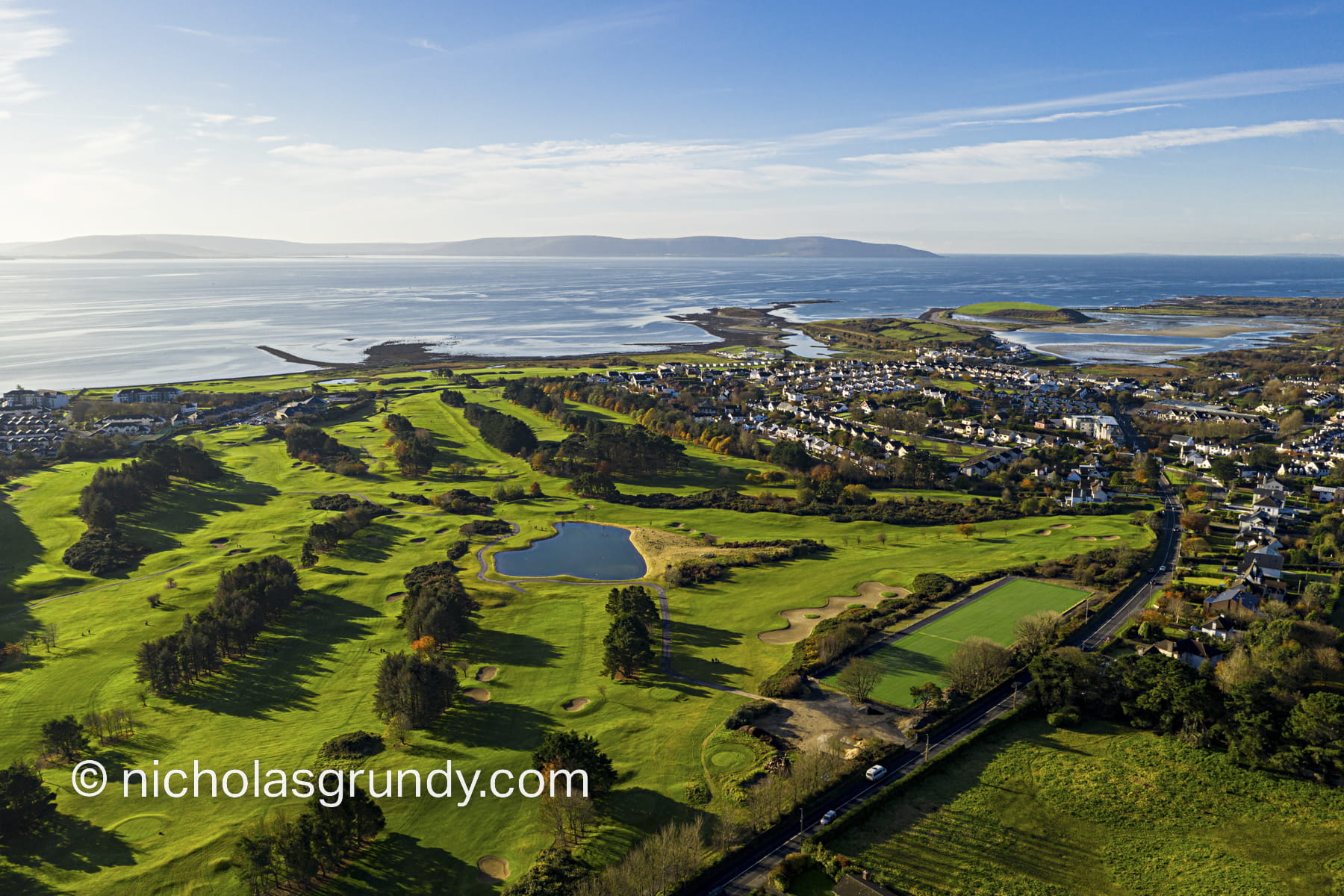 Galway Golf Club Salthill Drone Photo