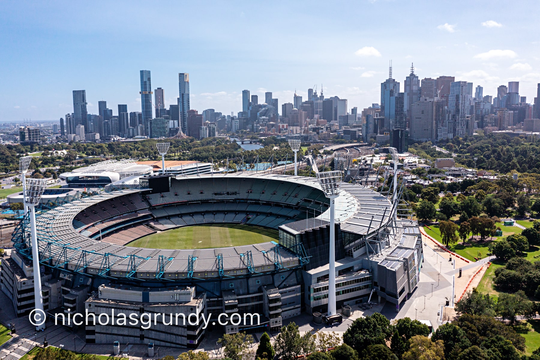 MCG Aerial Photo Melbourne