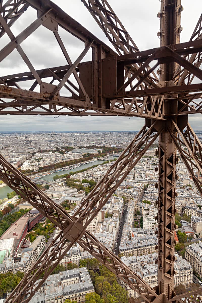 Photo of View from Eiffel Tower Elevator