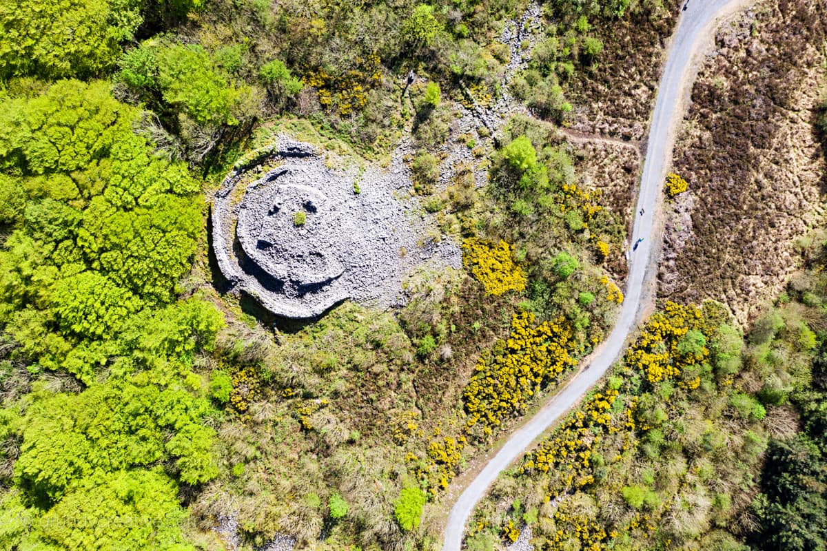aerial video galway Knockma Hill Castlehackett