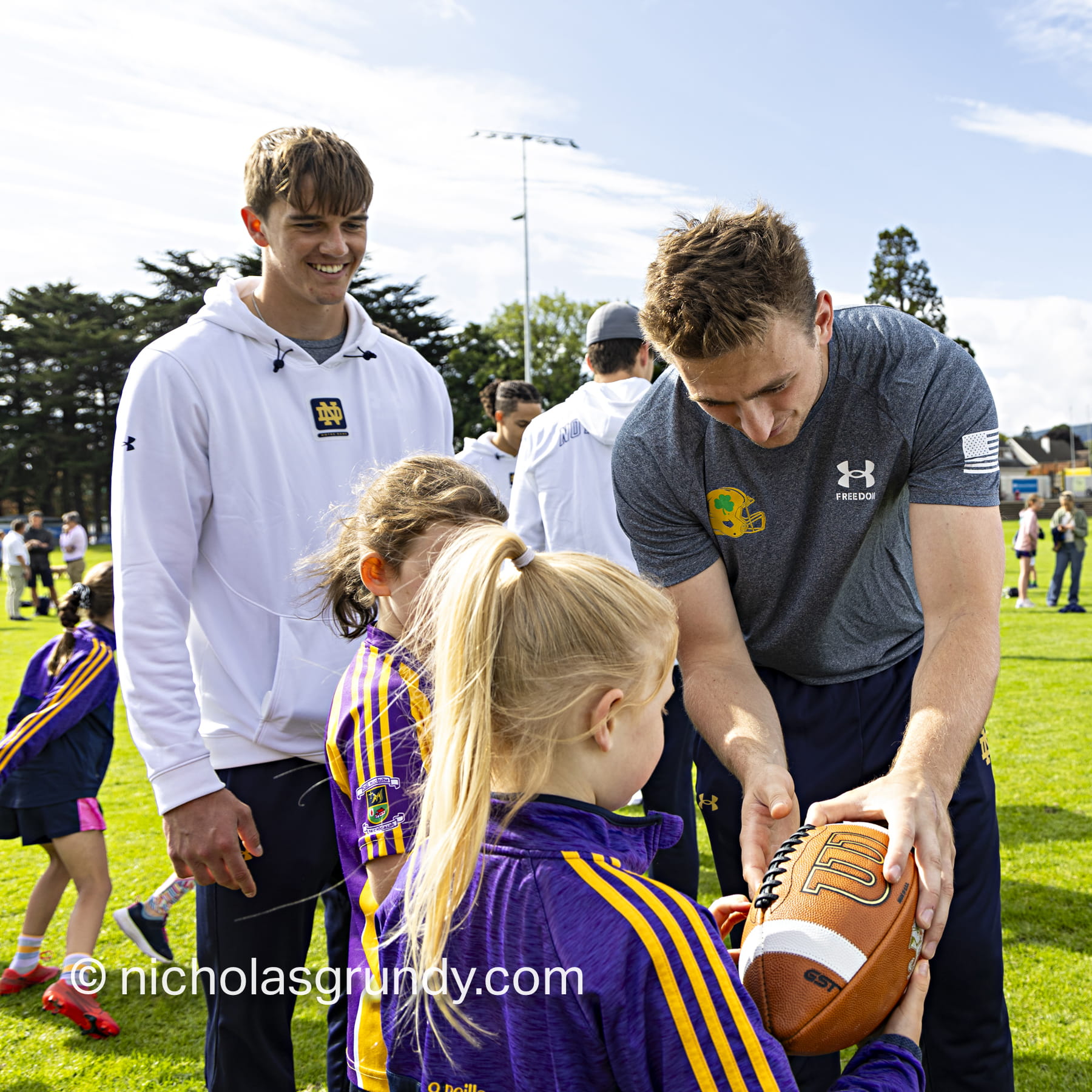 College Footbal Ireland Notre Dame Clinic