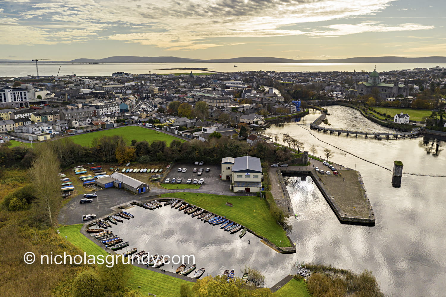 Woodquay Drone Photo Galway
