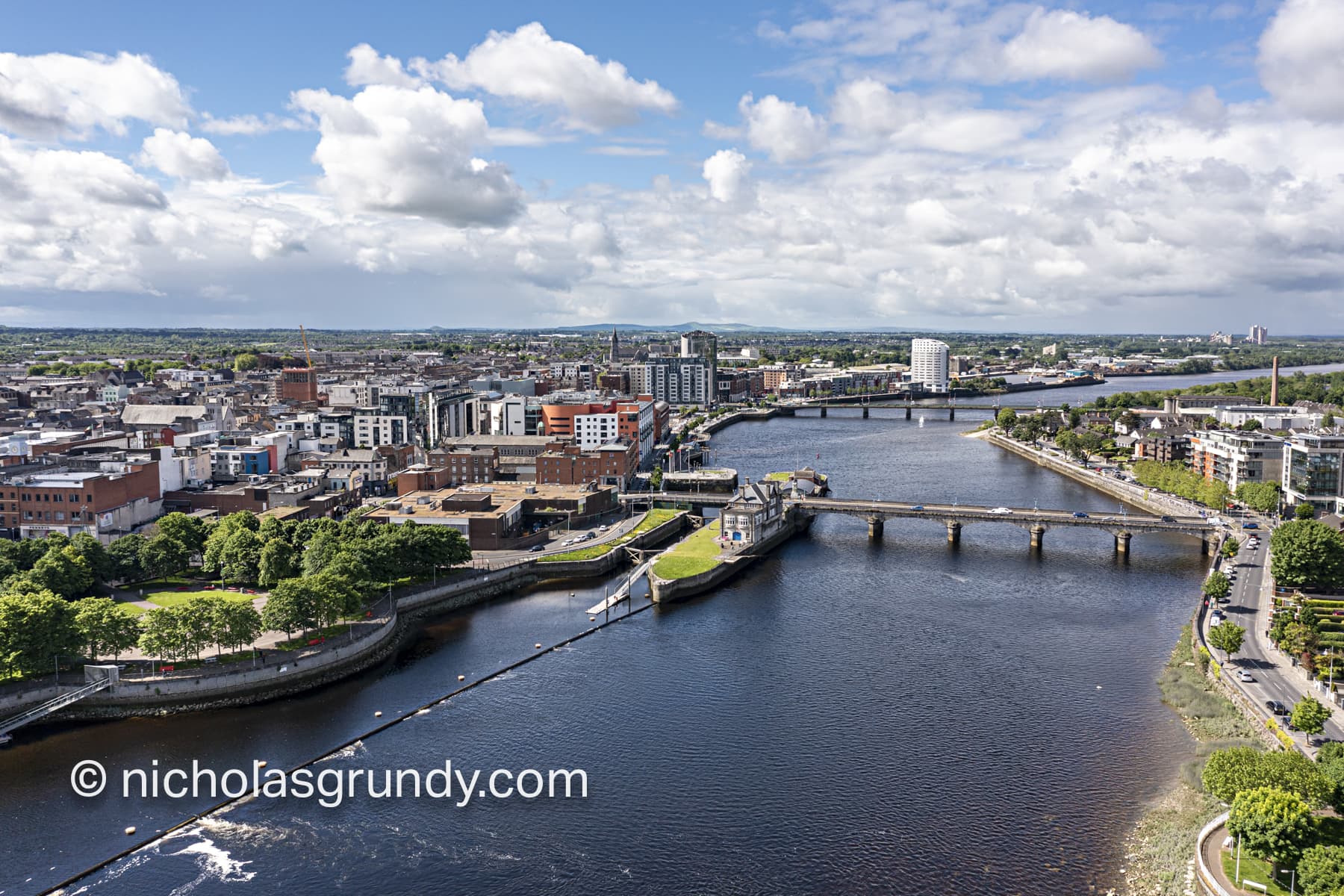 Commercial Photographer Limerick City Aerial
