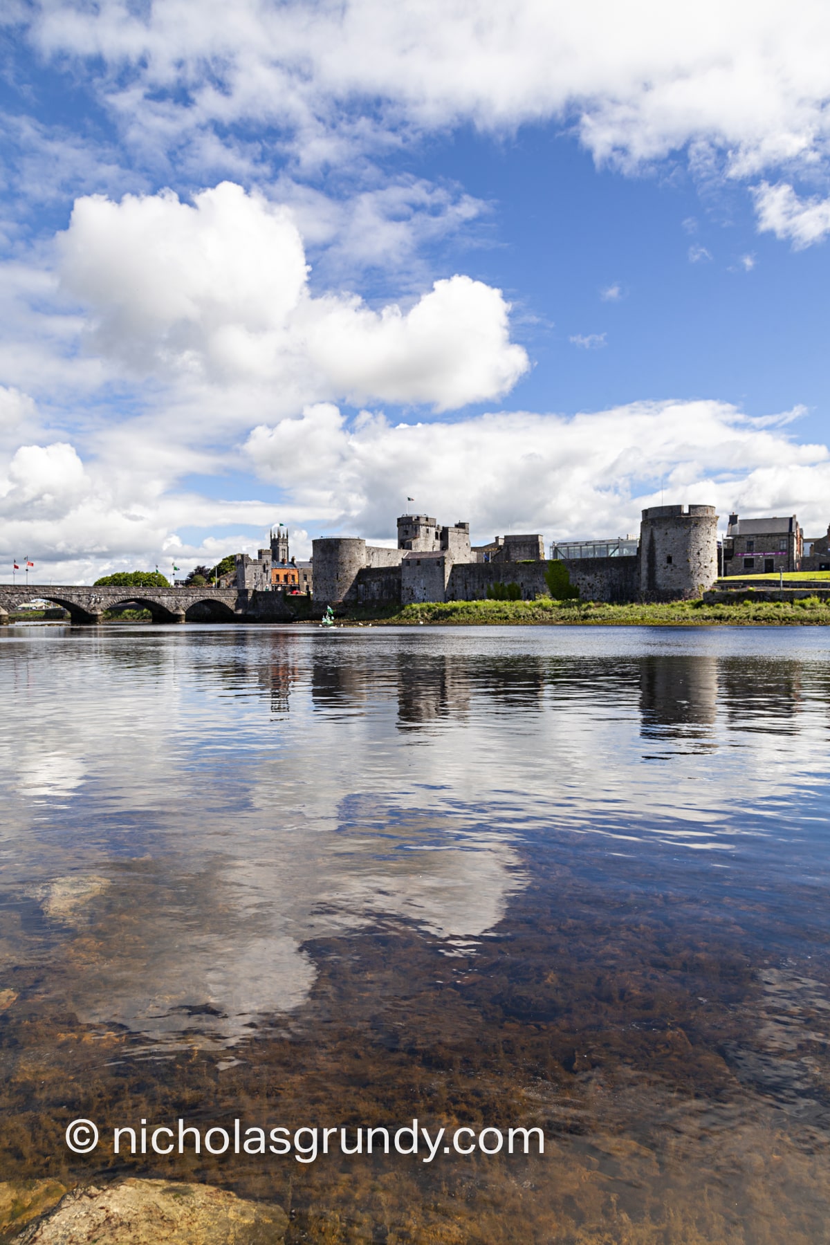 Commercial Photographer Limerick King Johns Castle Reflection