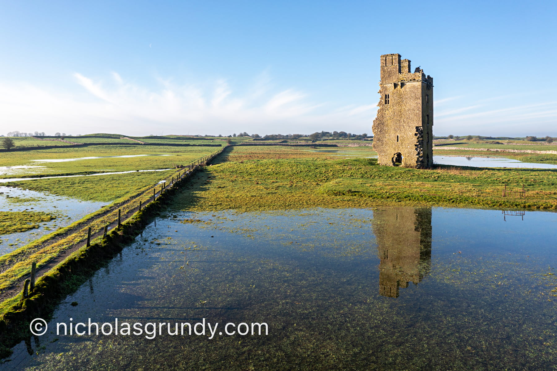 drone photographer galway Irish castle