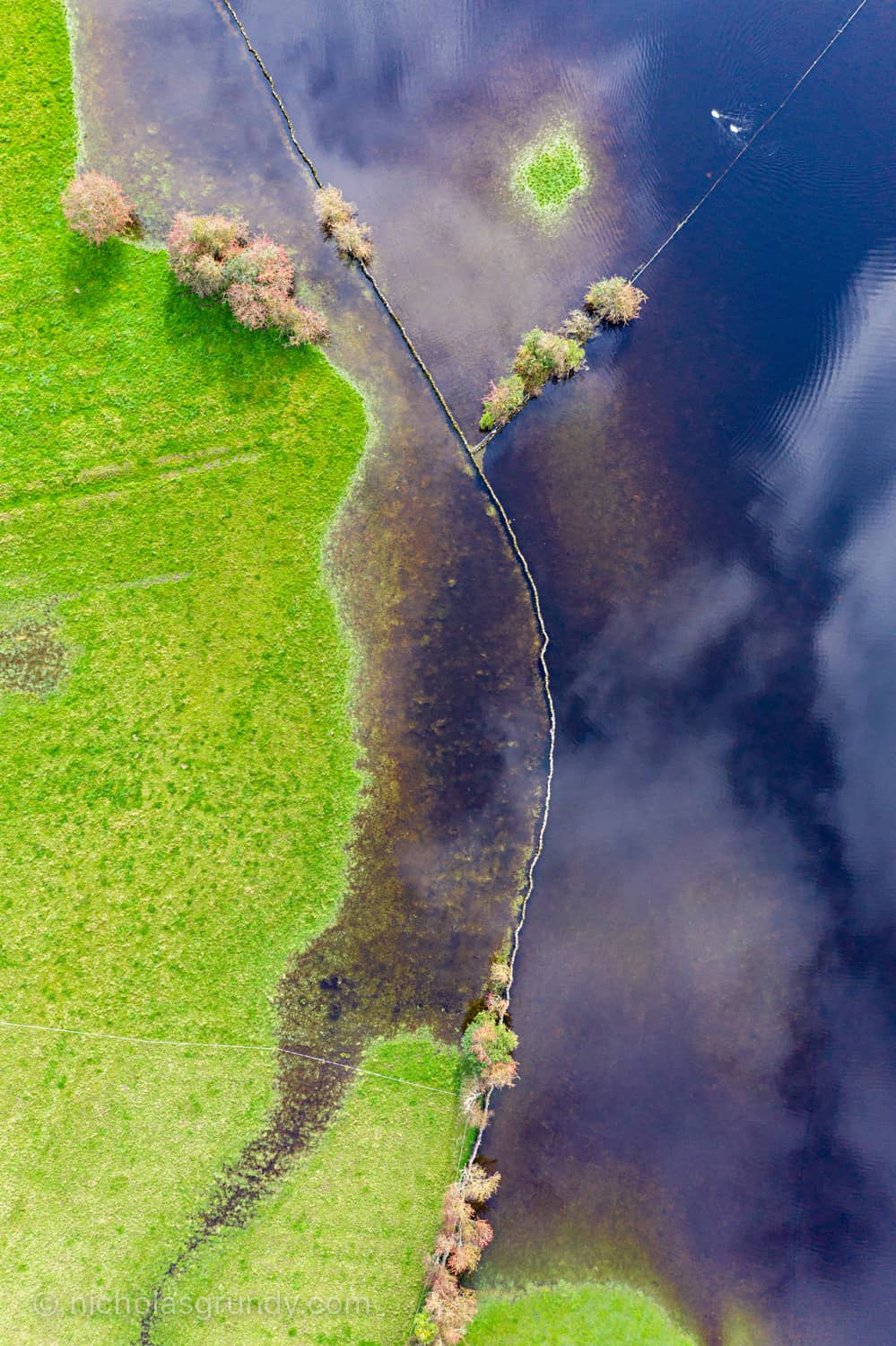 drone photographer galway lake aerial