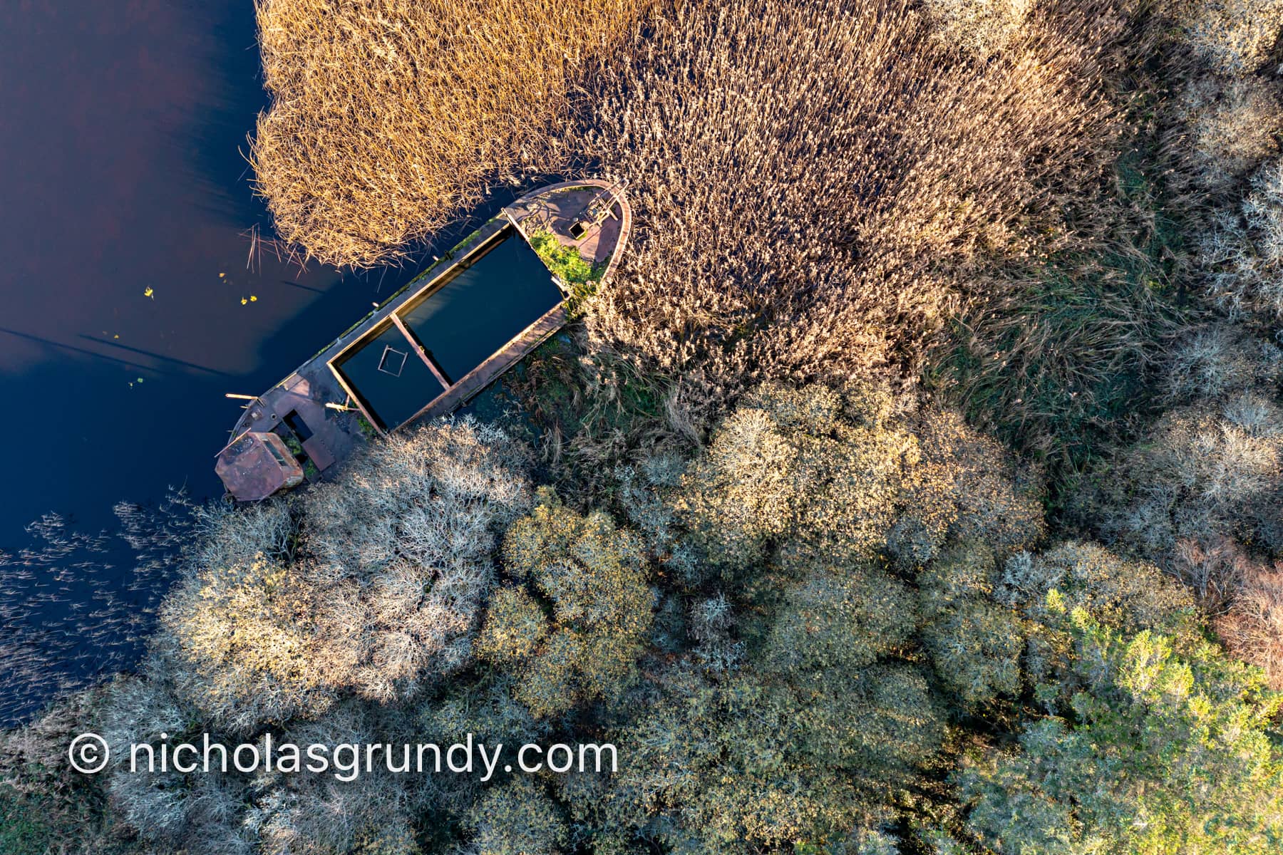 Drone photographer galway Secret Shipwreck