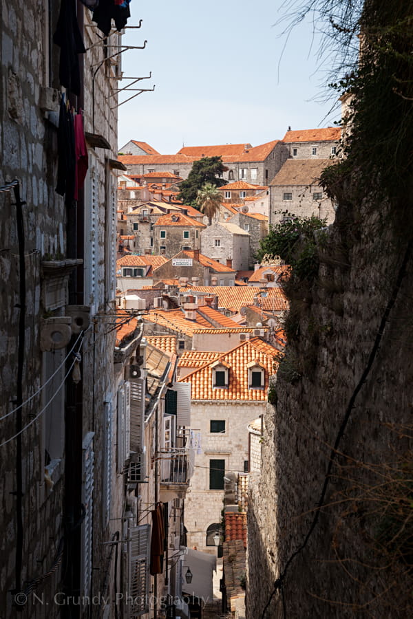 Dubrovnik Steep Laneway