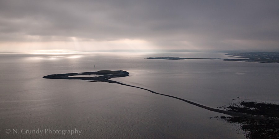 Hare and Mutton Islands by Galway Aerial Photographer