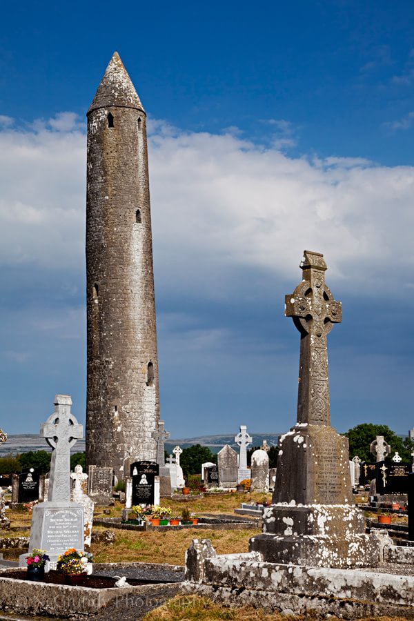 Kilmacduagh Round Tower Photograph Ireland