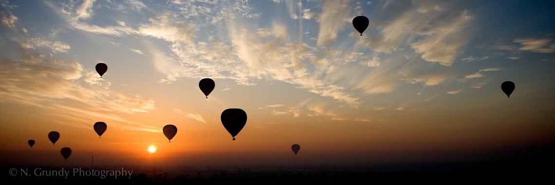 Luxor Sunrise Balloons Photo
