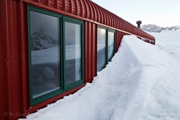 Mueller Hut Snow Drift