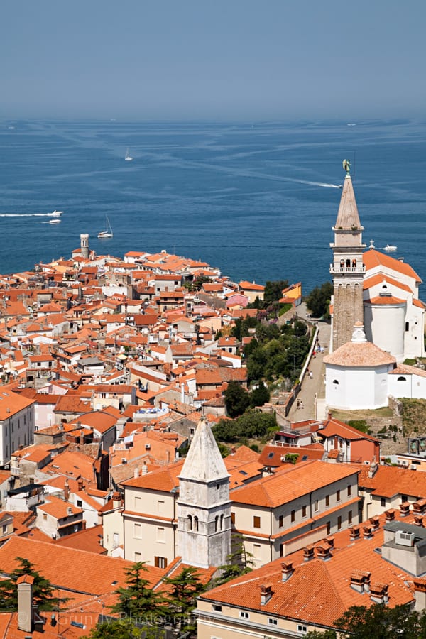 Piran from above