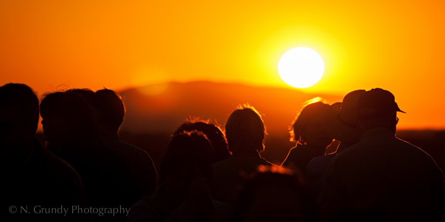 Uluru / Ayer's Rock Sunrise Tourists Photo