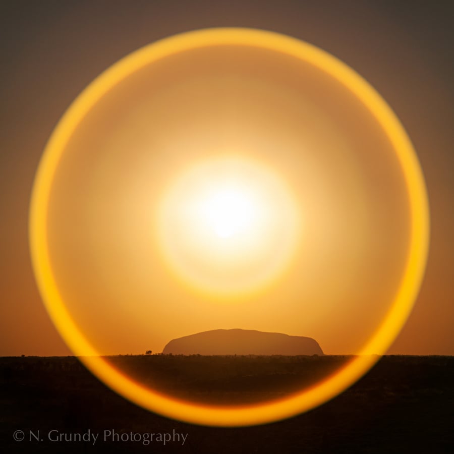 Uluru Halo Australia Photo